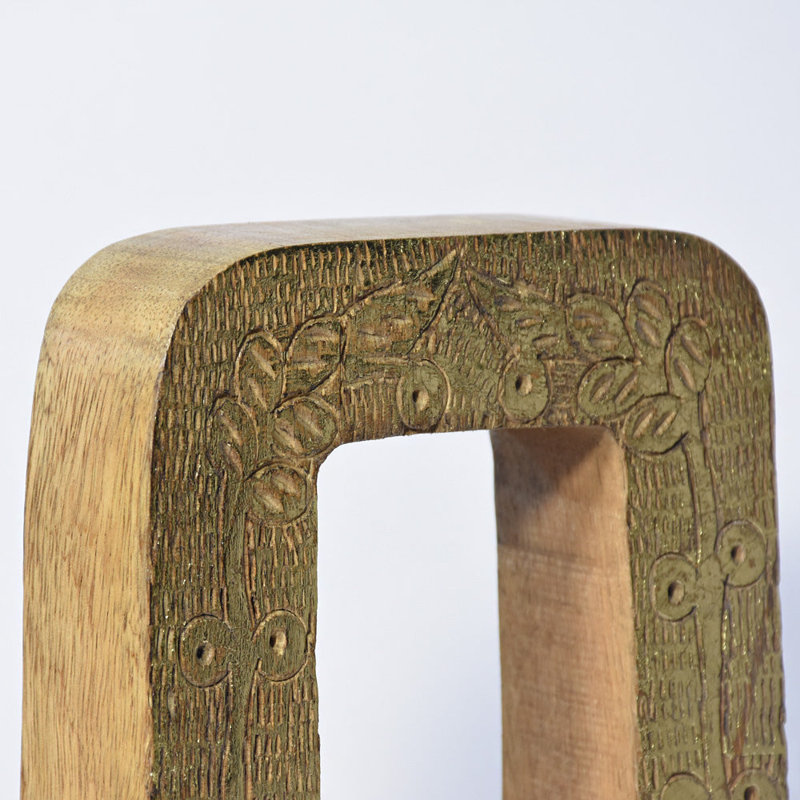 Haddam Text & Numbers Letter Block, Gold, 0