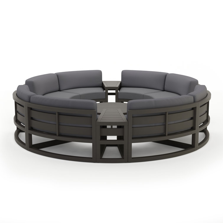 Bergeron 8 - Person Patio Conversation Sets with Cushions