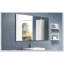 Miroir de salle de bain moderne 36 x 24 pouces avec cadre en aluminium, suspendu vertical ou horizontal, idéal pour la décoration intérieure et la sécurité