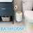 Motion Sensor Trash Can With Lid, 3 Gallon / 11 L Automatic Bathroom Trash Can, Touchless Trash Bin, Smart Plastic Garbage Can With Removable Legs,(White)