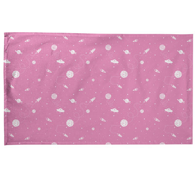 Serviette de thé à motif extérieur space