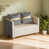 Similicuir gris / beige