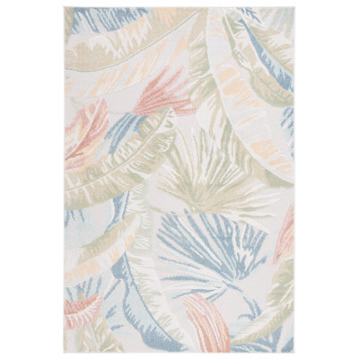 Tapis d'intérieur / extérieur à motif floral Fieldway Sarasota