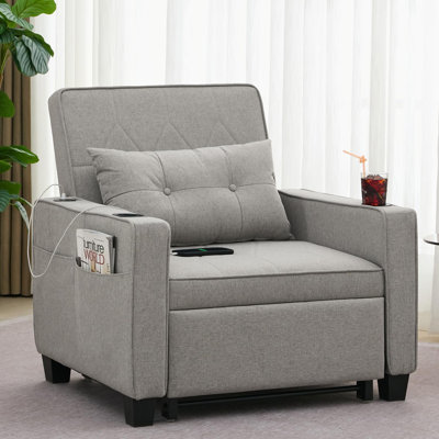 3-In-1 Convertible Sofa Chair