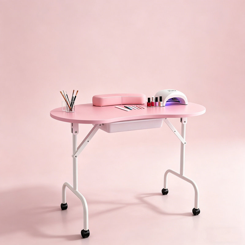 Portable Foldable Manicure Table Nail Workstation