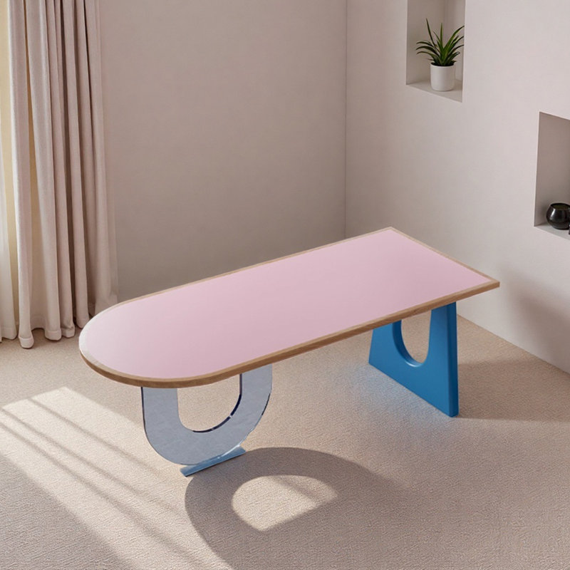 Bureau d'écriture unique et créatif, H 29,52 po x l 70,86 po x P 31,49 po