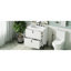 Meuble-lavabo blanc de 30 po avec lavabo en céramique, système de tiroir à fermeture en douceur, aspect cannelé et rangement optimal-1767308136
