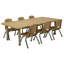 Table rectangulaire d'activités en T avec moulures totales réglables-109512140-109512146-109512149