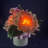 Pink Peony Flower Bouquet With Motion Sensor Night Light