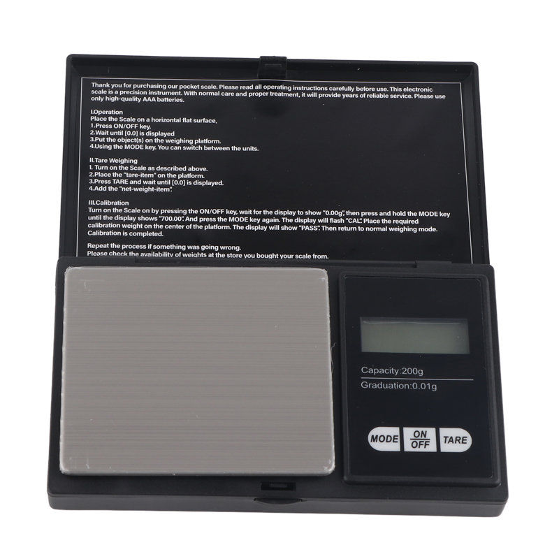 Digital Kitchen Food Scale, 200g X 0.01g Digital Scale For Baking/cooking/dieting/meal Prep