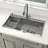 30" Drop In Single Bowl Kitchen Sink