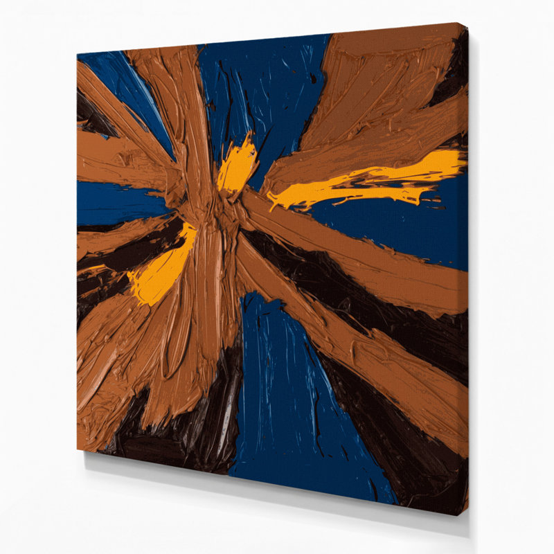 Art mural sur toile Neo Expressionism 11, H 16 po x l 16 po