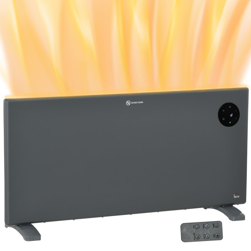 Belfry Heating Shawna 1200 Watt Electric High Efficiency Compact Space Heater with Adjustable Thermostat and with Digital Display