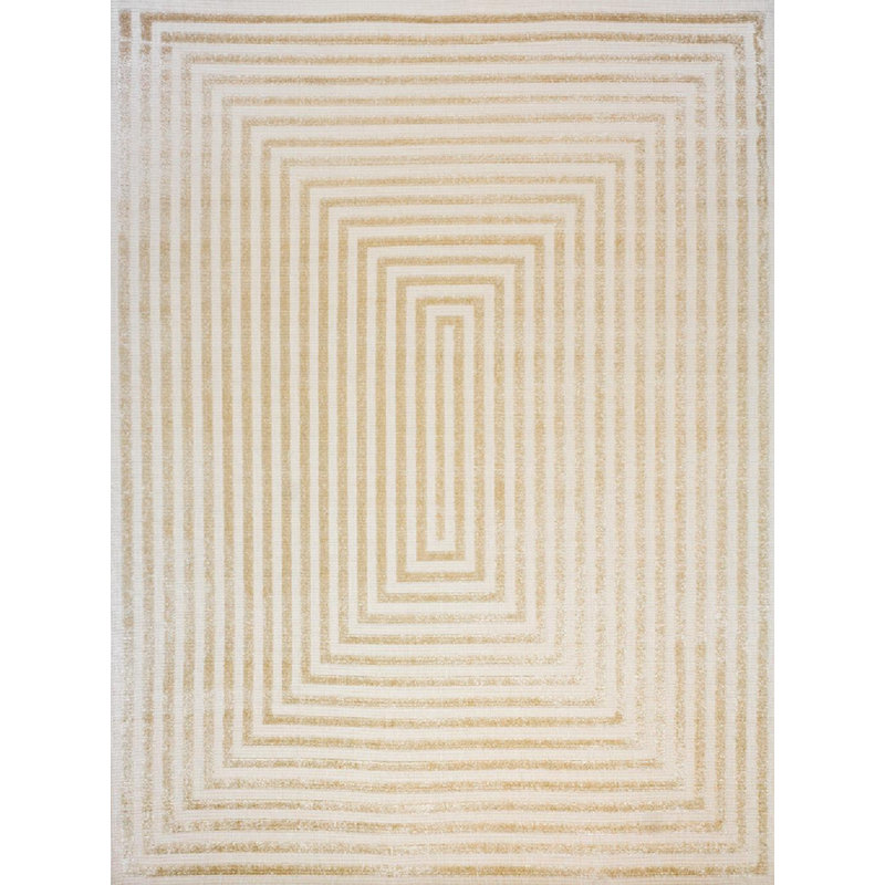 Utopia Geometric Area Rug in Gray, Rectangle 4' x 5'8"