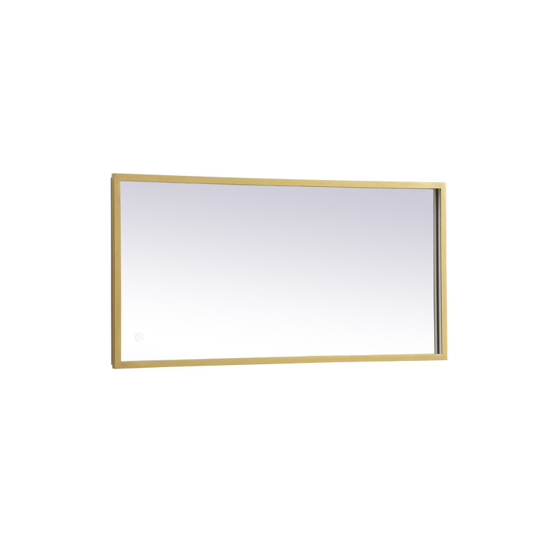 Miroir Piche, Laiton, 18 po x 36 po