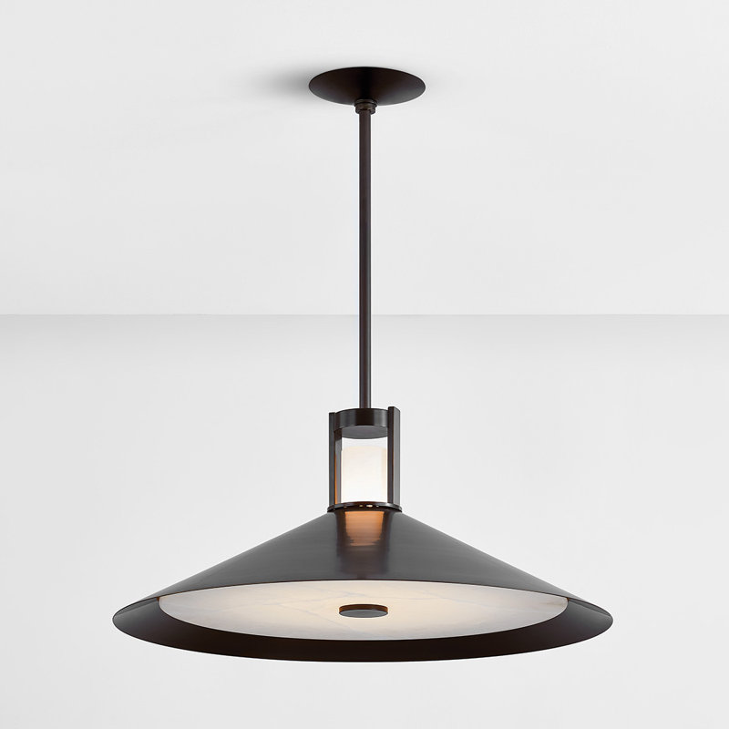 CLERMONT PENDANT, Bronze, 12.5" H x 28" W x 28" D