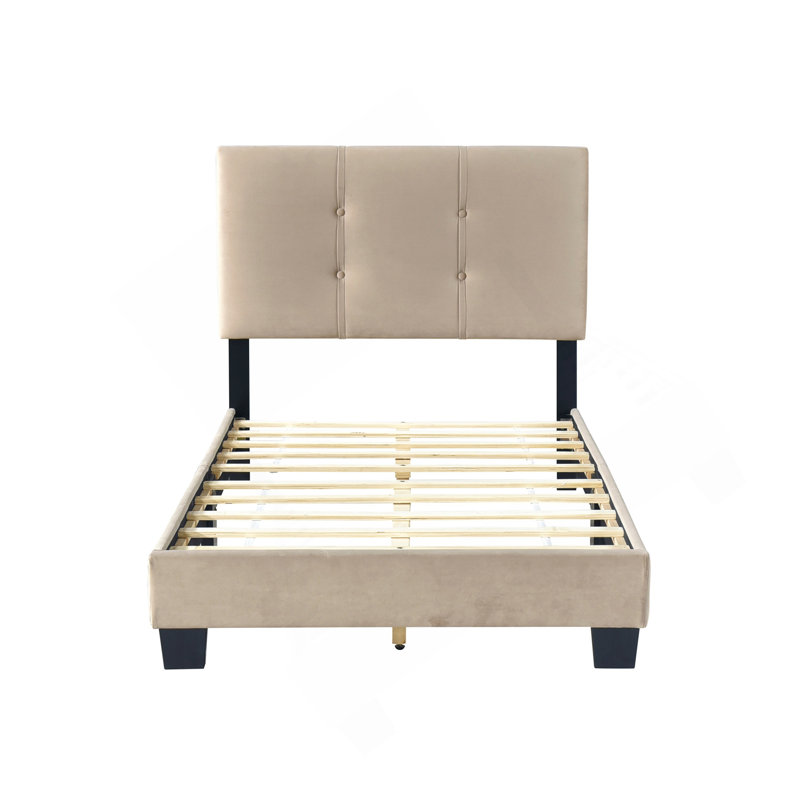 Mobilier de chambre à coucher 1pc, Marron clair, Lit simple