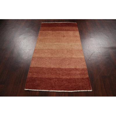 One-of-a-Kind 2'10" X 5'1" New Age Wool Area Rug in