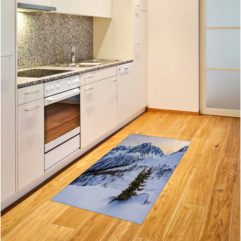 Tapis décoratif à haute densité Mountain Mountain, Rectangle 2 pi 7 po x 5 pi
