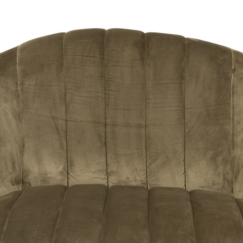 Audie Swivel Barrel Chair, Olive