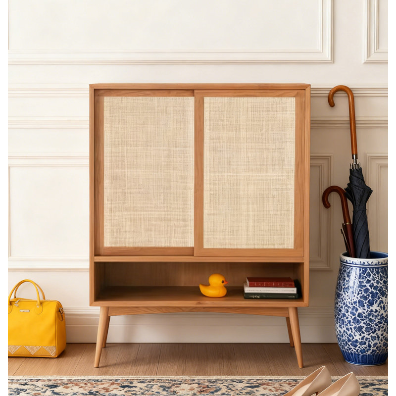 Armoire à chaussures en bois massif Minimalist Creative