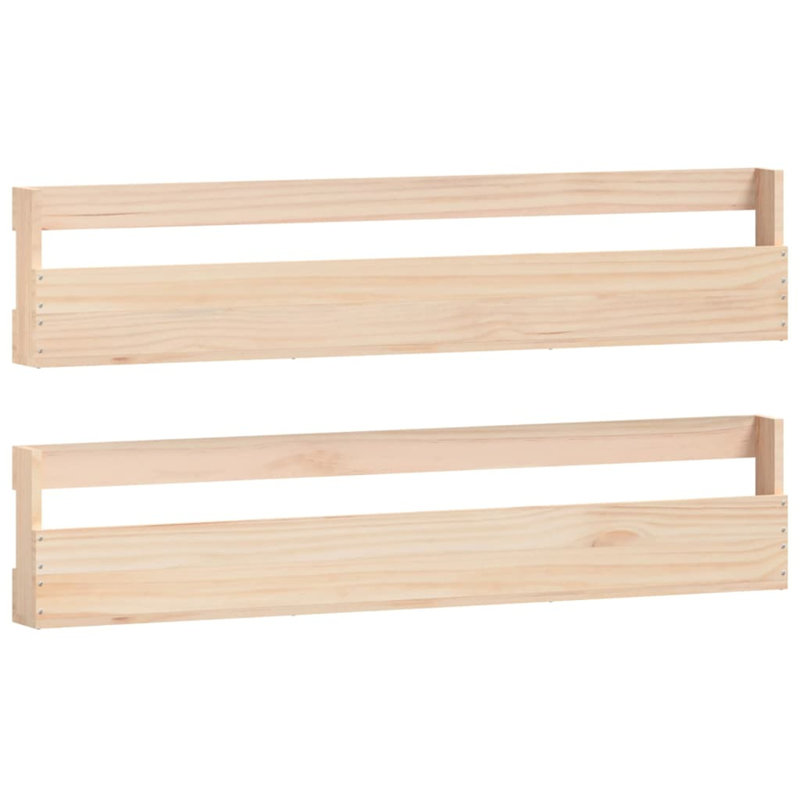 Bonamy 10 Pair Solid Wood Shoe Rack, Natural Wood