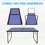 Table de tennis de table pliable de 4,5 pi, pour une utilisation intérieure et extérieure