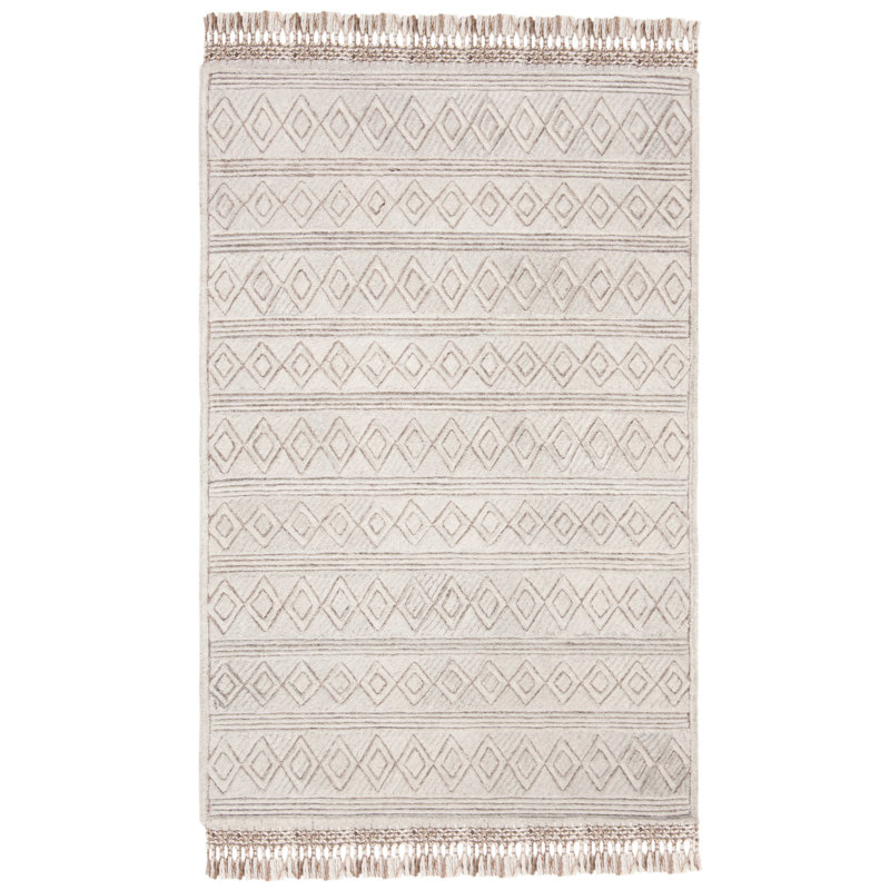 Powell Hand Tufted Performance Geometric Rug, Rectangle 5' x 8'