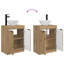 Single Bathroom Vanity with Ceramic Basin-1379808427