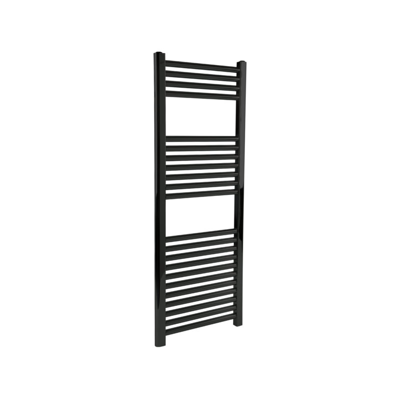 Denby Wall Mount Electric Towel Warmer, 44" H x 18.3125" W x 5.19" D, Black