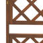 Boîte à fleurs Outsunny en bois avec treillis et jardin surélevé pour plantes grimpantes, vignes, légumes et fleurs-1503642214-1503642216