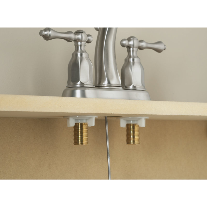Kelston® Centerset Faucet with Drain Assembly, Vibrant Brushed Nickel