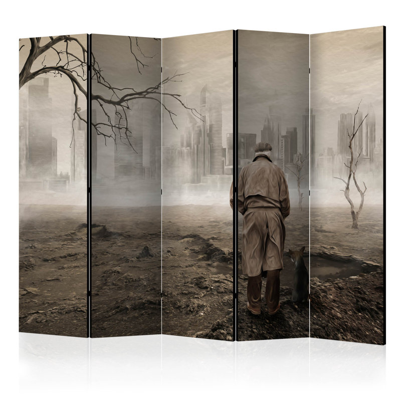 Landaff 225cm W x 172cm H 5 - Panel Folding Room Divider
