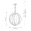 Carissa 1 - Light Sphere Pendant-28213466