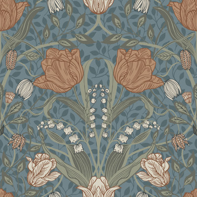 Bryanna 10.05m x 53cm Matte Wallpaper Roll