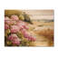 Hortensias dans le champ de maïs - décoration murale en bois d'hortensias - sur bois de pin naturel-709836219