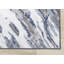 Tapis abstrait bleu / gris Lilith-22023084