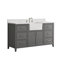 Meuble-lavabo simple 60 po Aisa-565349170