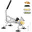 Trancheuse à légumes professionnelle, trancheuse à fruits de 1,25 cm, machine à trancher les légumes en acier inoxydable et en alliage d'aluminium, trancheuse manuelle avec pieds antidérapants, oignons, pommes de terre, citrons