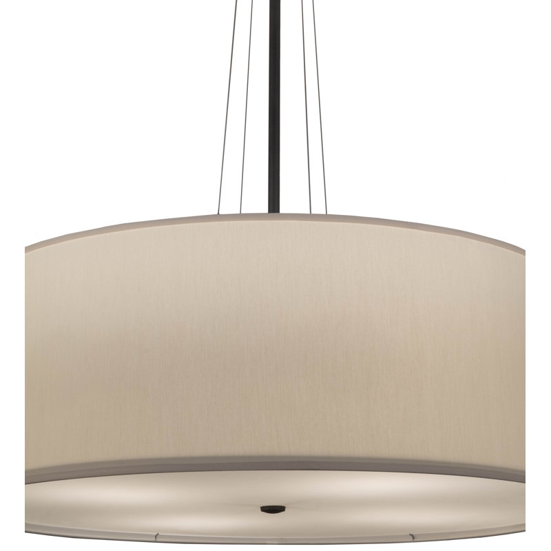 Lustre tambour unique à 4 lumières Gahnshyam