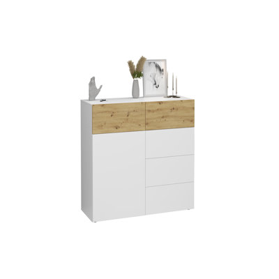 Sareah 109cm W 5 - Drawer Chest of Drawers