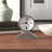 Brayden Modern & Contemporary Roman Numeral Quartz Movement / Crystal Tabletop Clock with Alarm in Silver