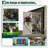 4' X 8' Lean-To Garden Shed,Metal Outdoor Storage Shed,Lockable Tool Storage-111729440