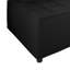 Fauteuil d'appoint carré touffeté en lin Lancy-1688445773