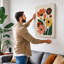 Stylized Arrangement Botanical 1 Piece Wrapped Canvas Wall Art-793994225-793994227