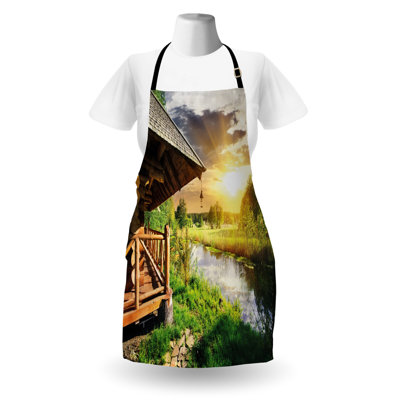 No Pattern Bib Apron