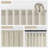 2pk Light Filtering Linen Blend Curtains with Back Tabs/Rod Pocket - 52" x 108" Oatmeal-126493782-126493776