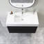 36''Wall Mounted Bathroom Vanity With Solid Surface Sink