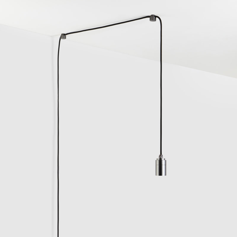 Luminaire suspendu en laiton, Noir, noir, noir, noir