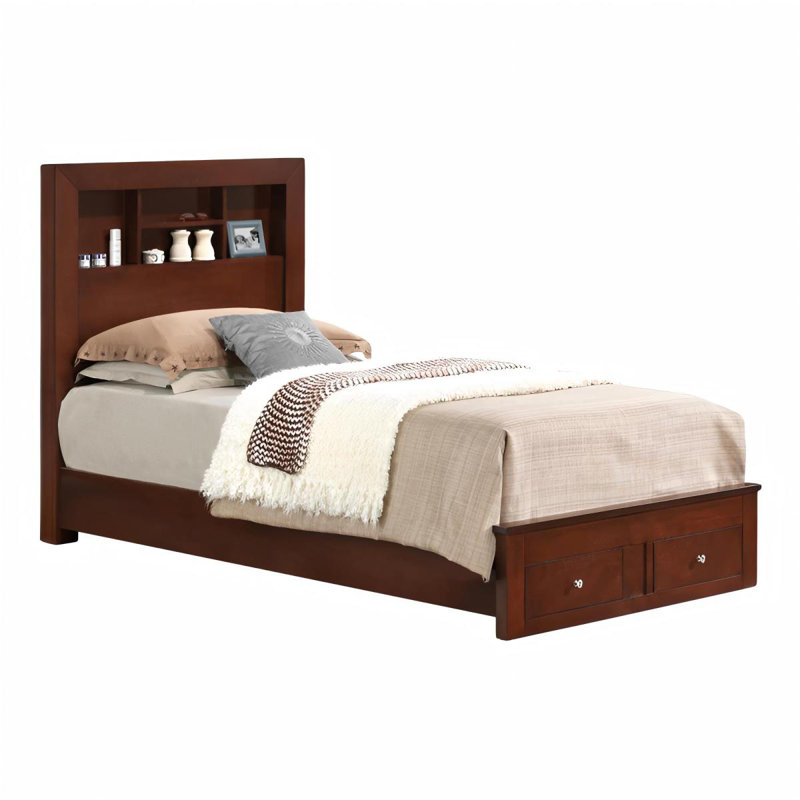 Burlington Storage Bed, Cherry, Twin
